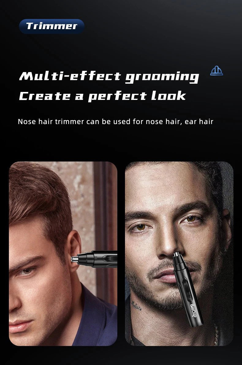 Stainless Steel Rechargeable Nose and Ear Hair Trimmer