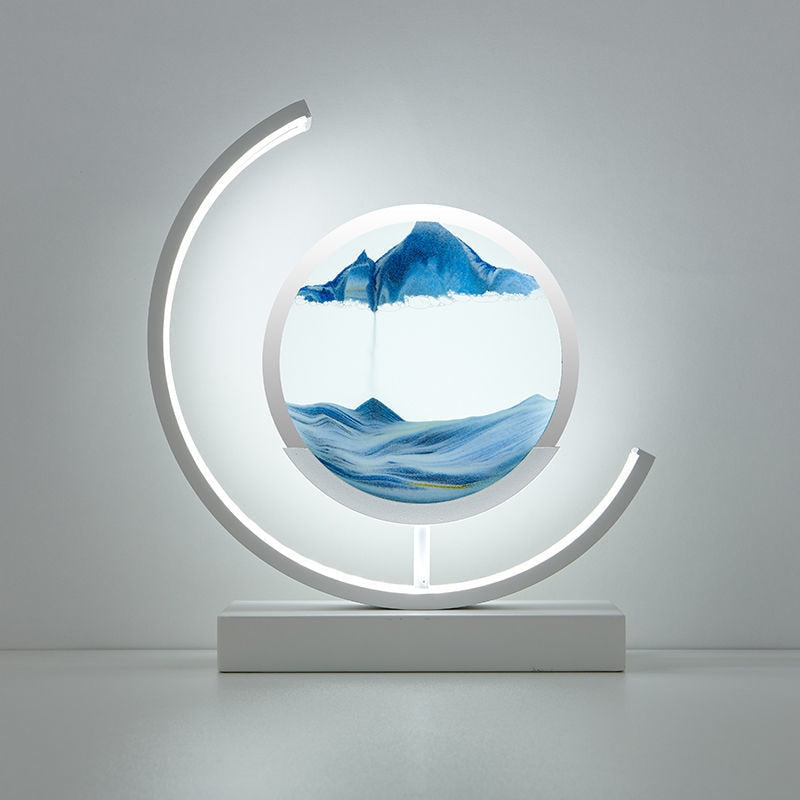 Sand Table Lamp with Soothing Sand Flow for Relaxation