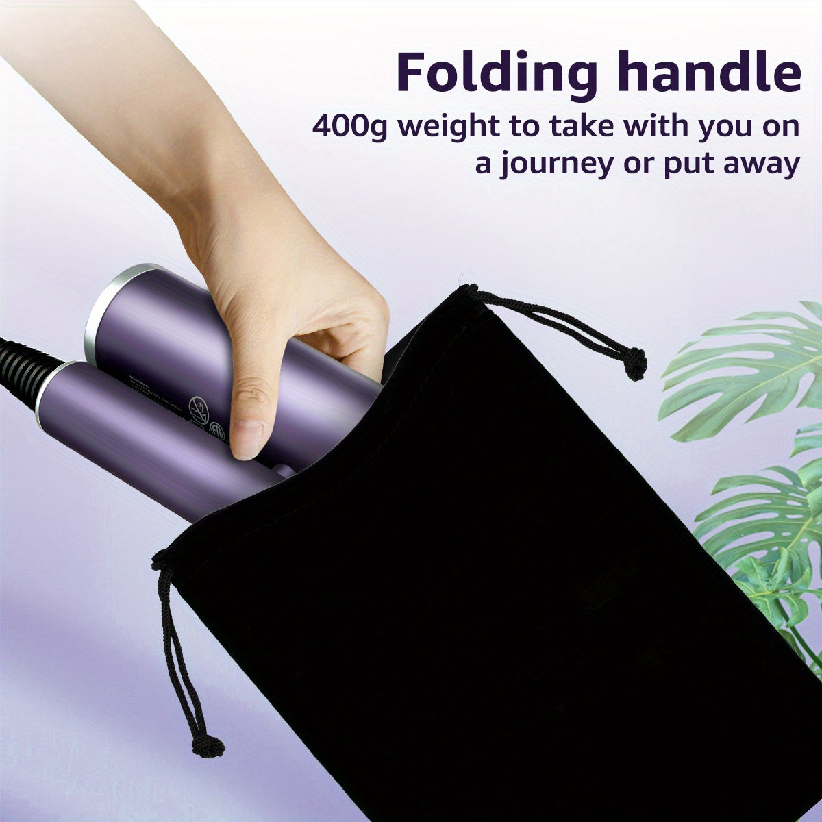 Fast-Drying Foldable Hair Dryer with Negative Ion Technology