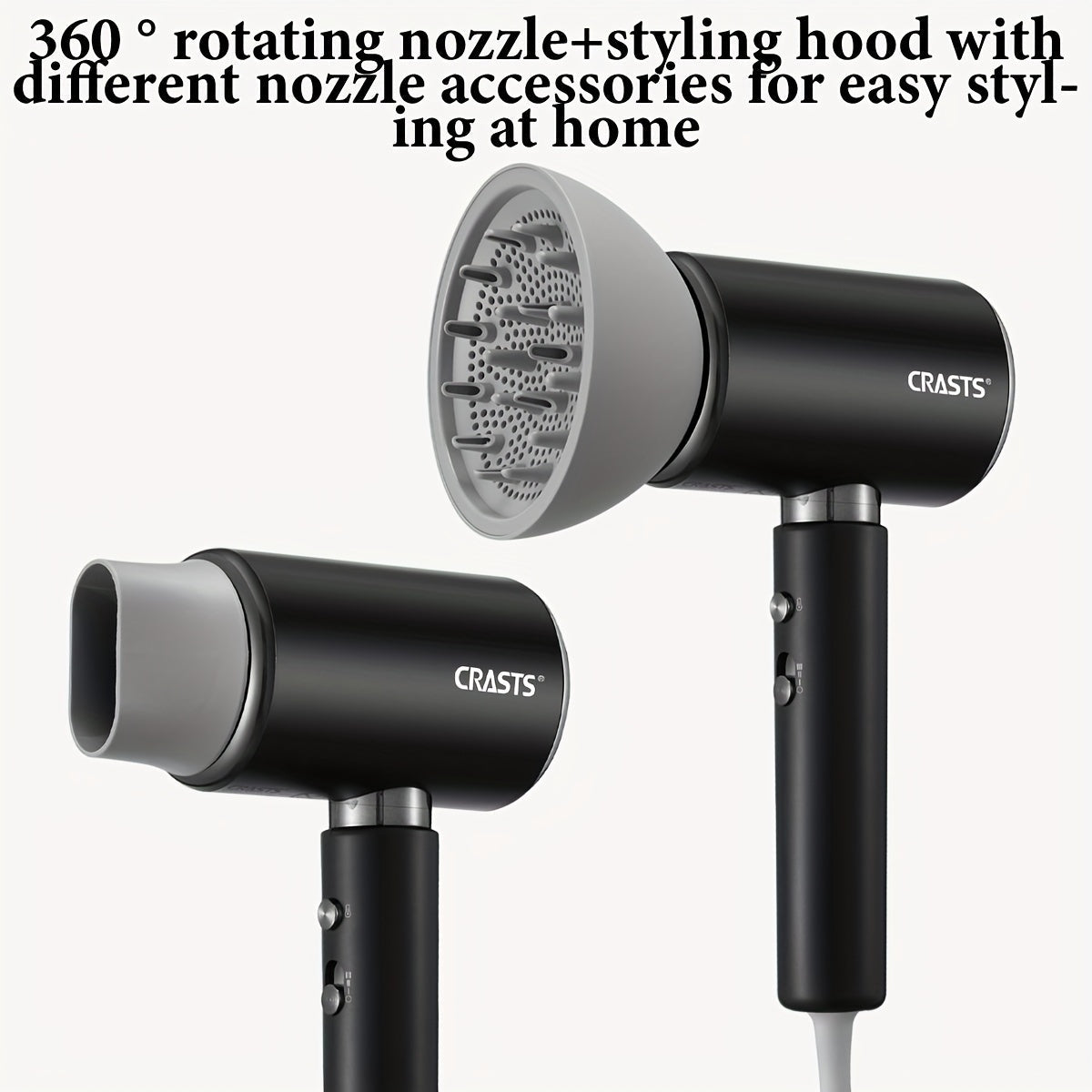 2200W Professional Hair Dryer with Concentrator Nozzle