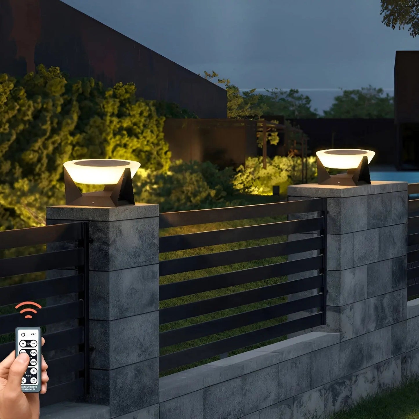 Solar Japanese Garden Lamp - Eco-Friendly Outdoor Lighting