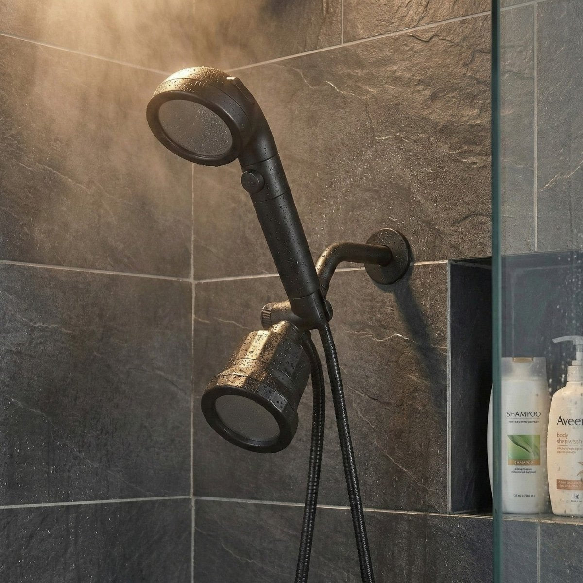 Mineral Filtration Shower Head with 3 Spray Modes