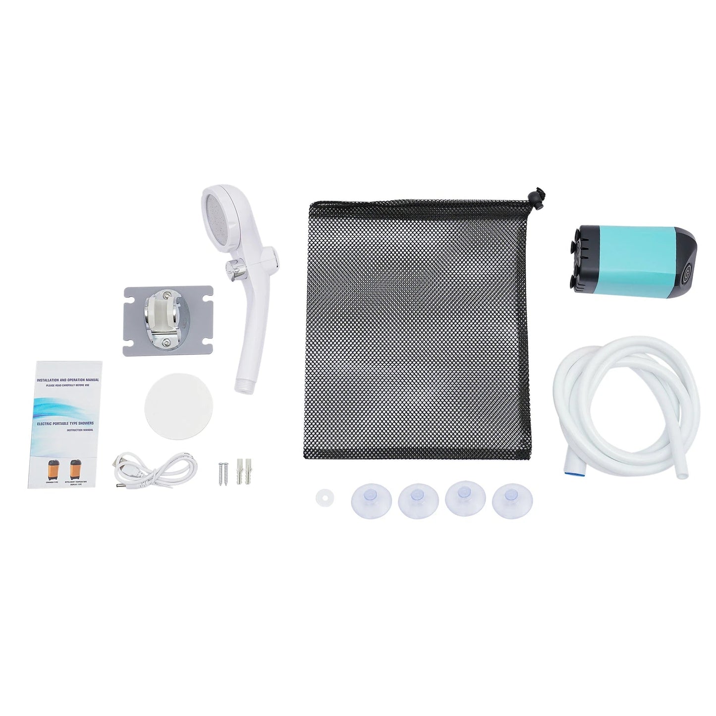 Portable Electric Camping Shower with Long Battery Life