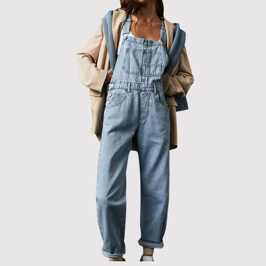 Loose Fit Elegant Summer Jumpsuit with Pockets