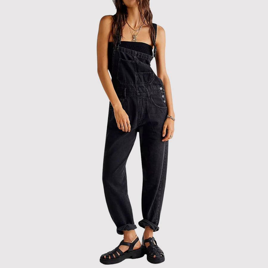Loose Fit Elegant Summer Jumpsuit with Pockets