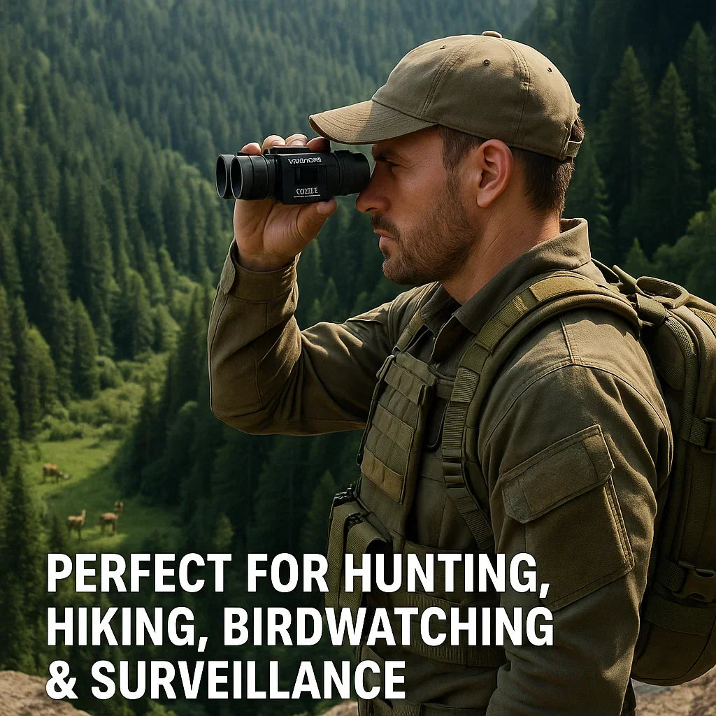 Compact 40x Zoom Binoculars with 1600m Field of View