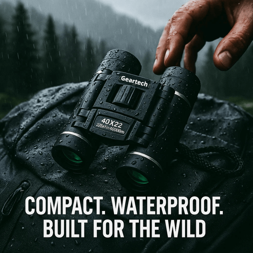 Compact 40x Zoom Binoculars with 1600m Field of View