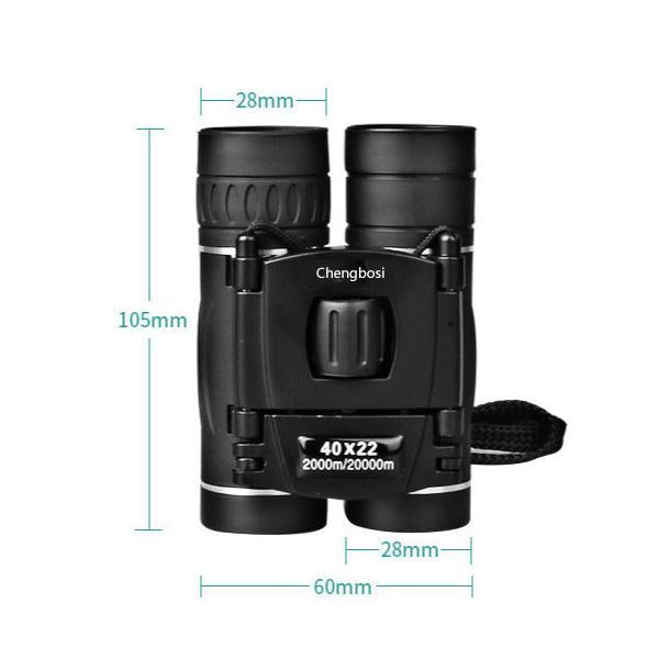 Compact 40x Zoom Binoculars with 1600m Field of View