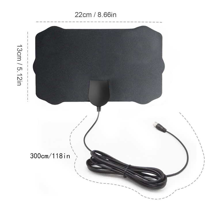 Plug and Play HD TV Antenna with 50 Mile Range