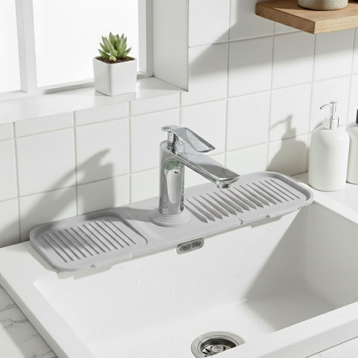 Silicone Self-Draining Drying Mat