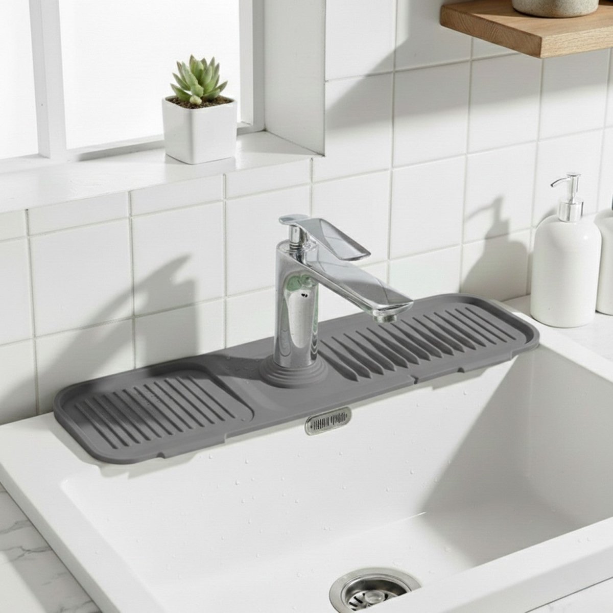 Silicone Self-Draining Drying Mat