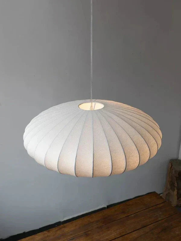 Silk Pendant Light with Crystal Crown