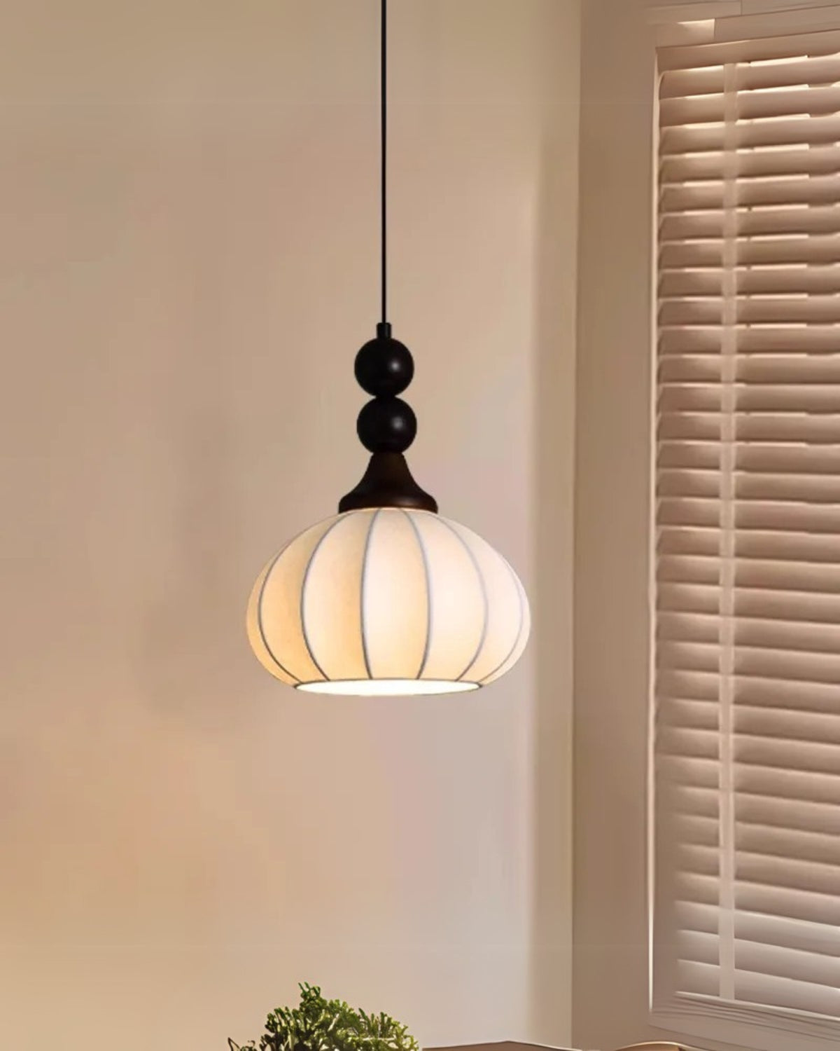 Silk Table Lamp with Warm Soft Light