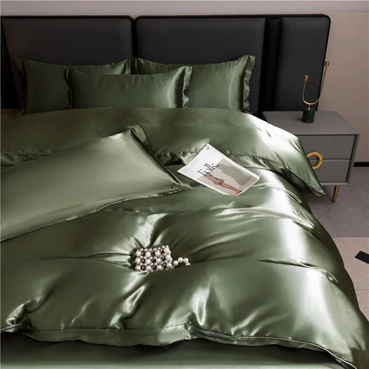 100% Silk Duvet Cover - Luxurious Temperature-Regulating Bedding