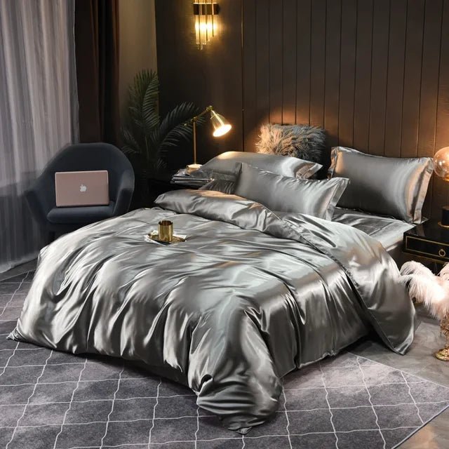 100% Silk Duvet Cover - Luxurious Temperature-Regulating Bedding