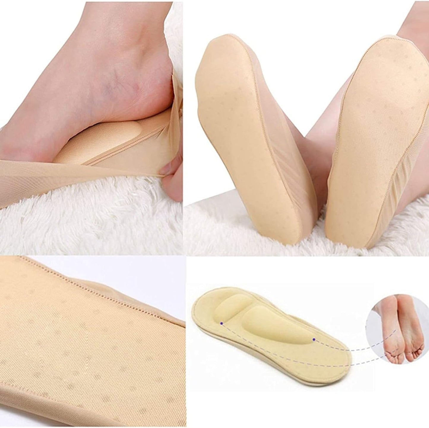 Breathable Arch Support Socks for Women