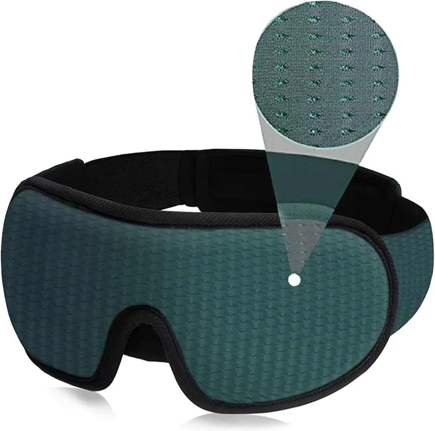 Luxury 3D Eye Mask for Deep Sleep, Soft Fabric, Adjustable Fit