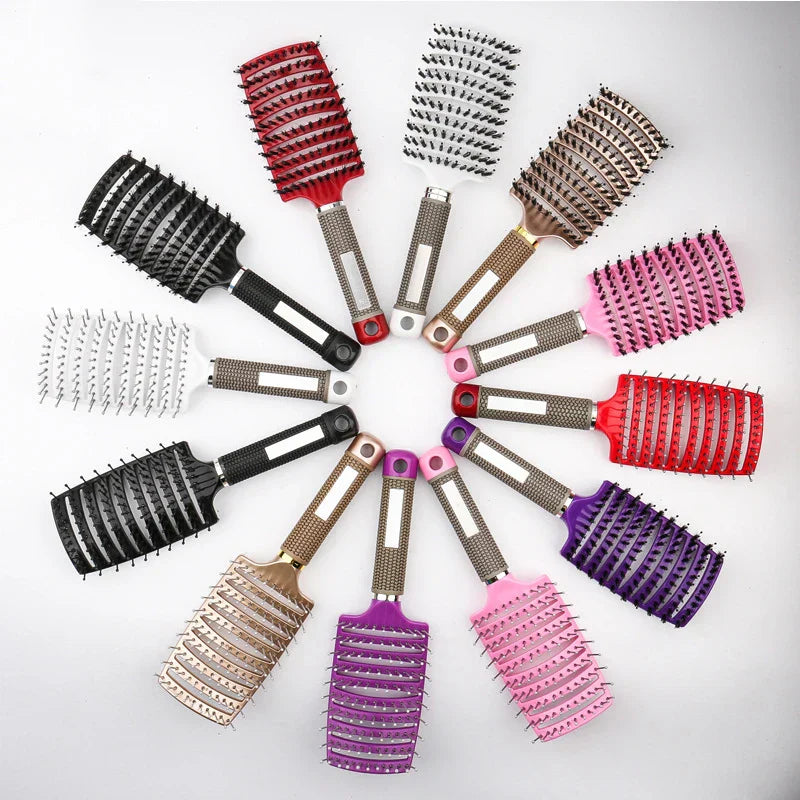 Ventilated Detangling Brush for Fast Drying and Heat Protection