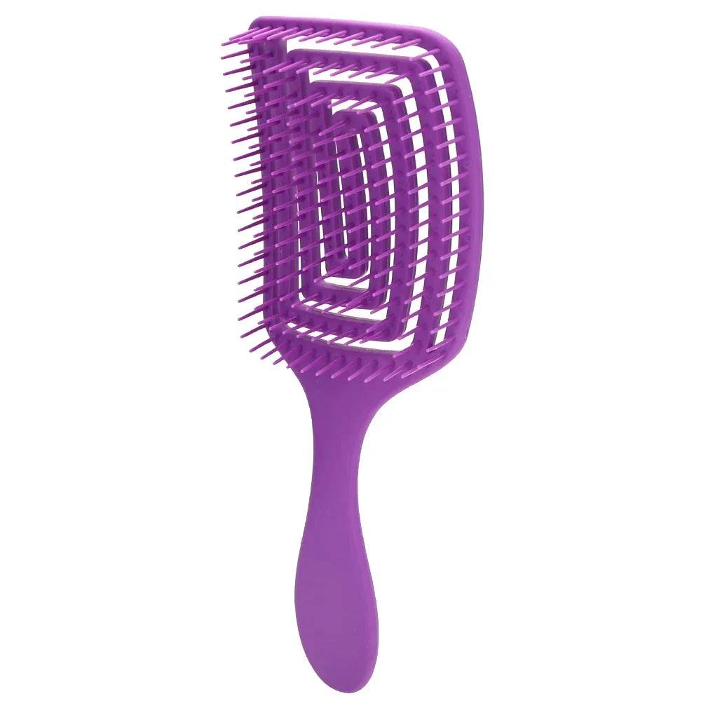 Ventilated Detangling Brush for Fast Drying and Heat Protection