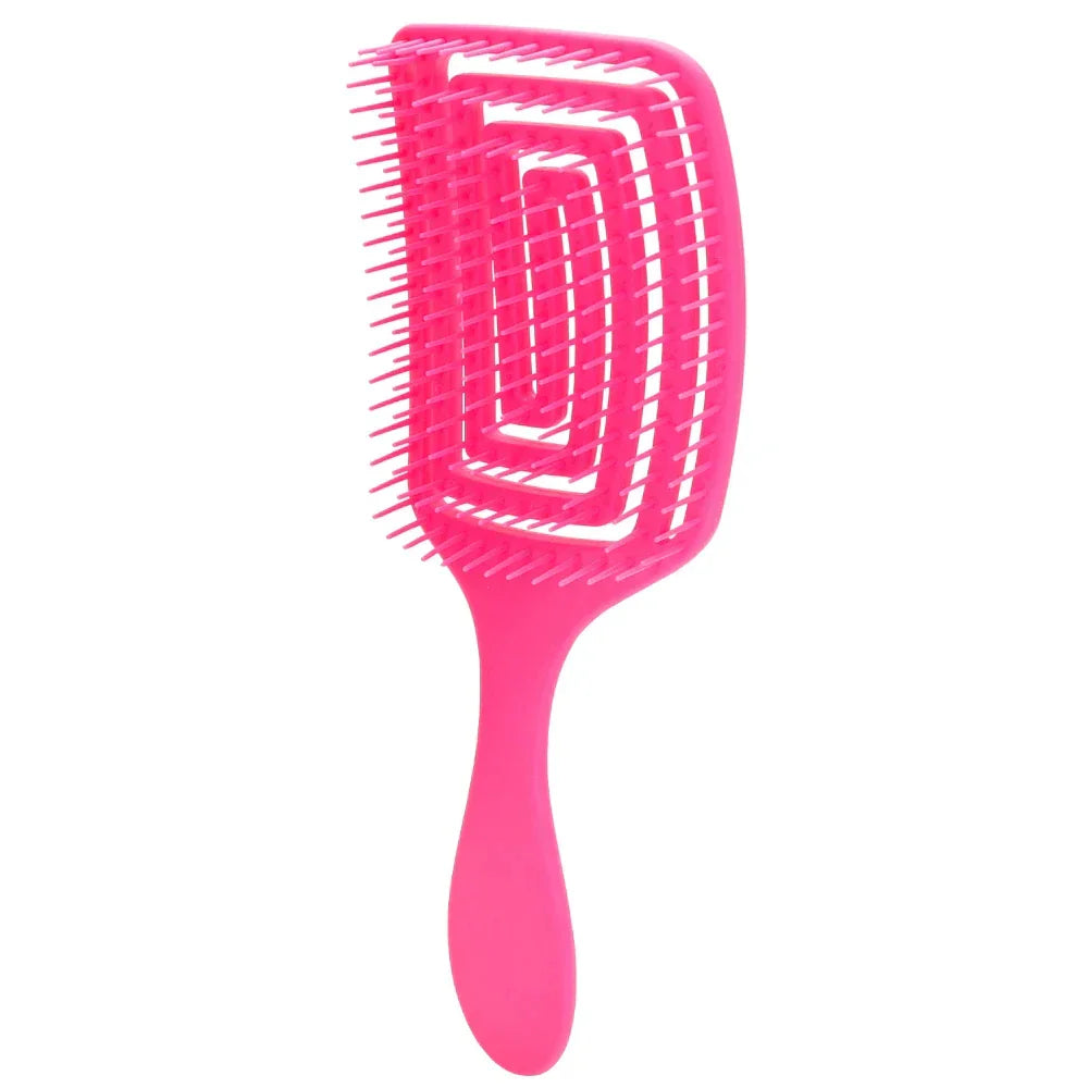 Ventilated Detangling Brush for Fast Drying and Heat Protection