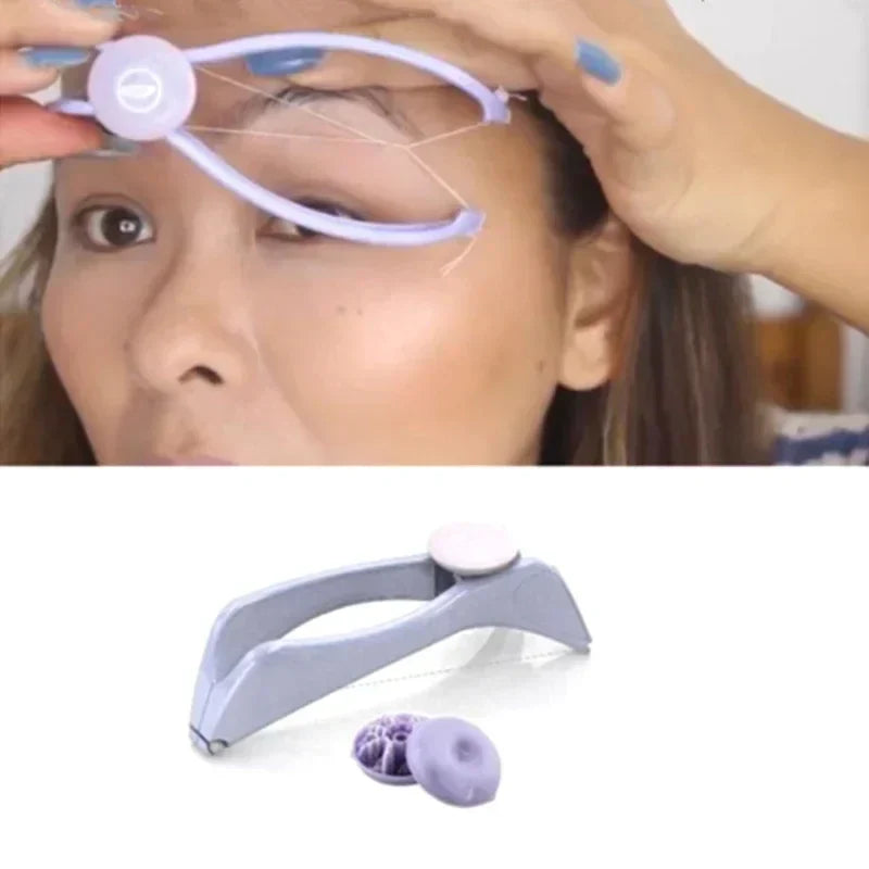 Spring Thread Epilator for Painless Facial Hair Removal