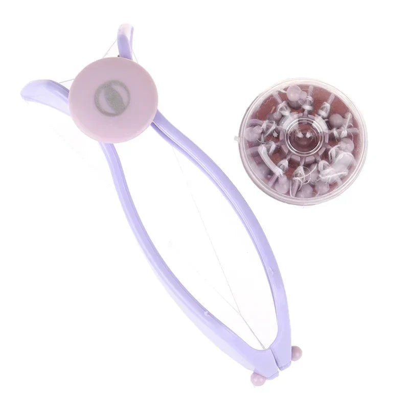 Spring Thread Epilator for Painless Facial Hair Removal