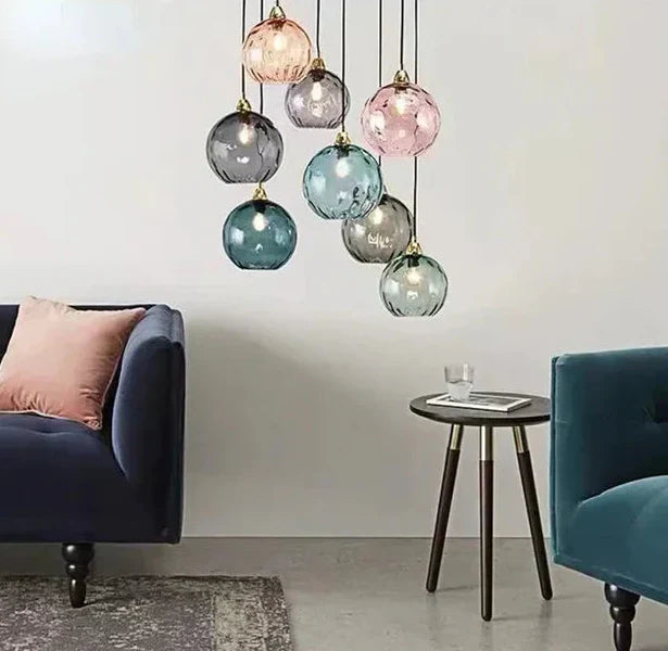 Glass Globe Pendant Light Fixture