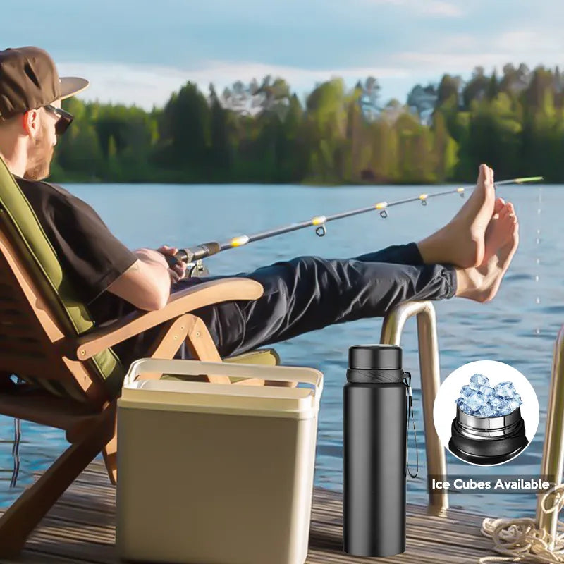 Stainless Steel Insulated Thermos Bottle 34 oz