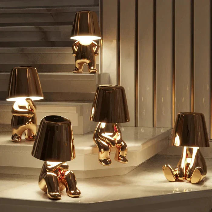 Elegant Rechargeable Table Lamp with Adjustable Brightness