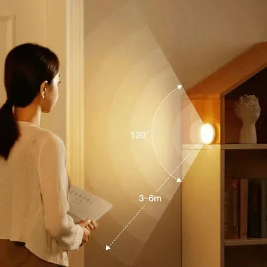 Wireless Motion Sensor LED Night Light with Automatic On/Off
