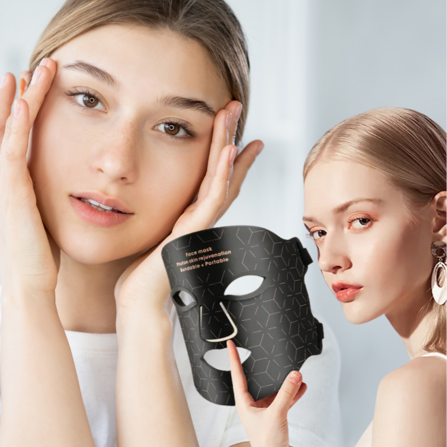 LED Light Therapy Mask for Acne and Anti-Aging Treatment