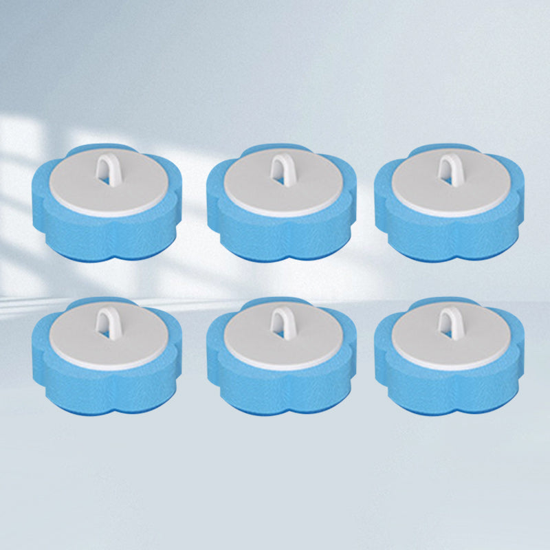 Disposable Toilet Cleaning Brush Set with Sponge Heads and Holder