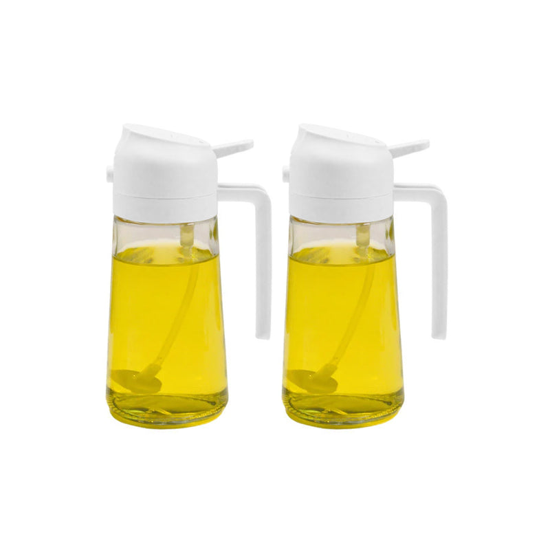 2-in-1 Glass Oil Dispenser and Sprayer