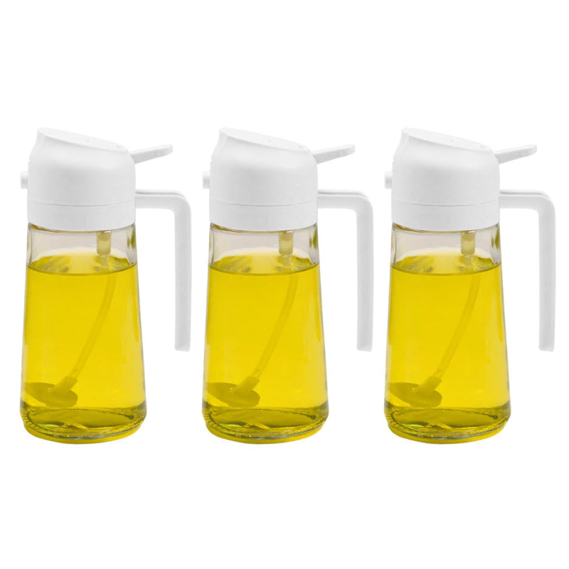 2-in-1 Glass Oil Dispenser and Sprayer