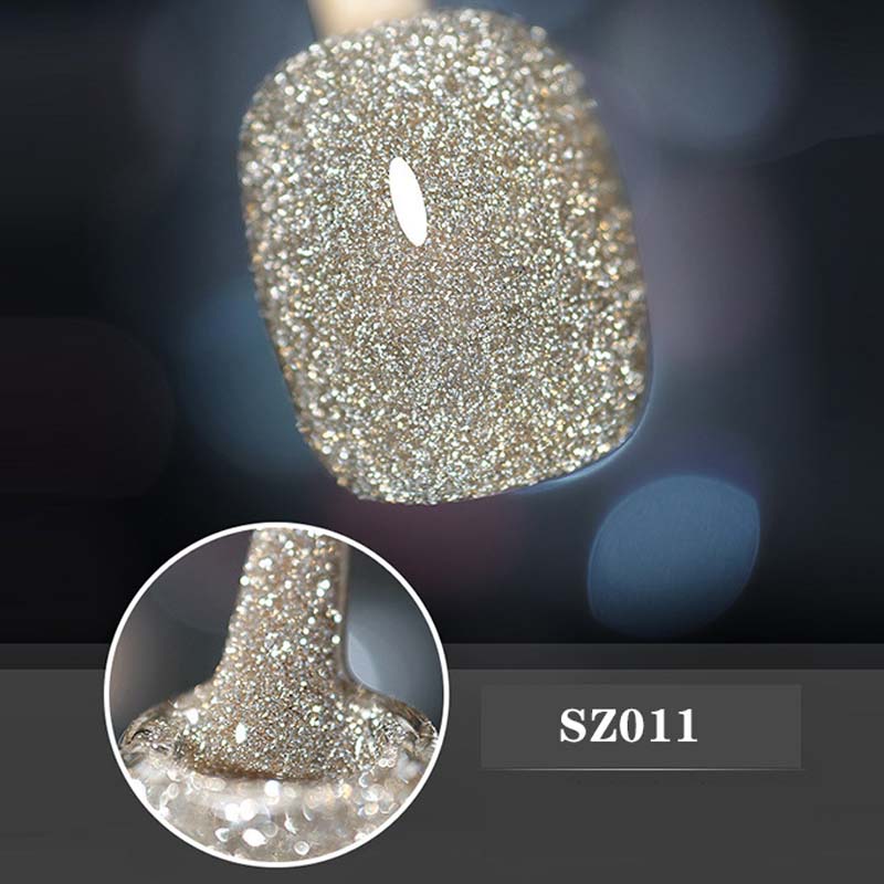Glitter Diamond Gel Nail Polish 8ml - Long-Lasting Shine