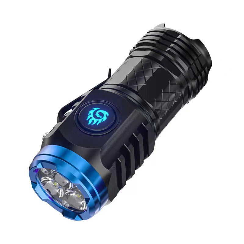 Compact Rechargeable Mini LED Flashlight with Multiple Modes