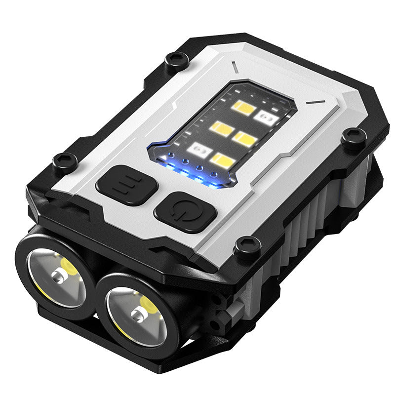 Mini USB Rechargeable LED Flashlight with Magnetic Base and Multiple Light Modes