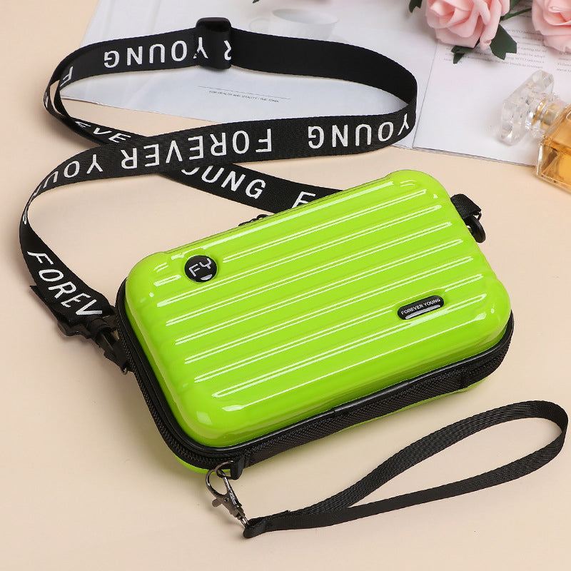 Mini Suitcase Handbag for Women - Waterproof Clutch with Adjustable Strap