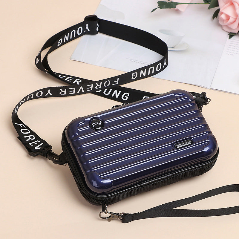 Mini Suitcase Handbag for Women - Waterproof Clutch with Adjustable Strap