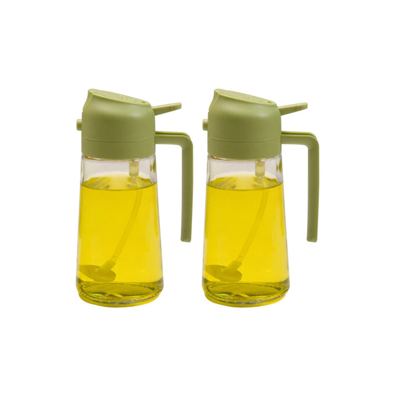 2-in-1 Glass Oil Dispenser and Sprayer
