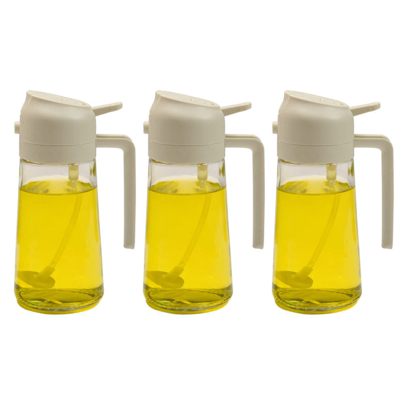 2-in-1 Glass Oil Dispenser and Sprayer