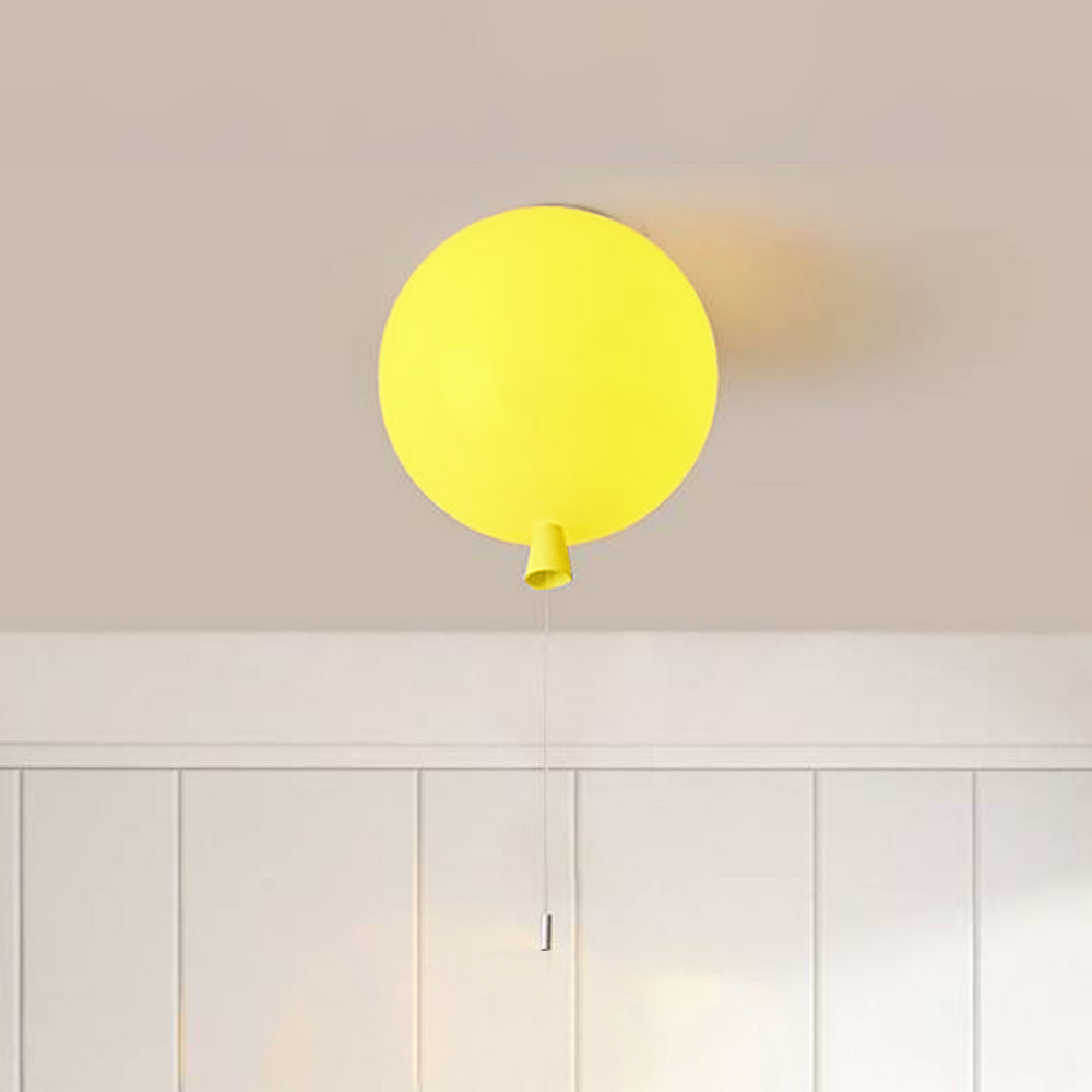 Modern Round LED Ceiling Light - White Acrylic Fixture for Cozy Spaces