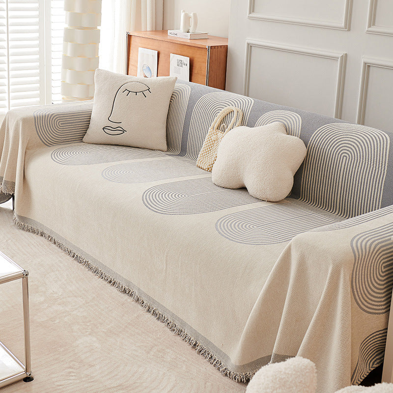Double Sided Waterproof Chenille Sofa Cover