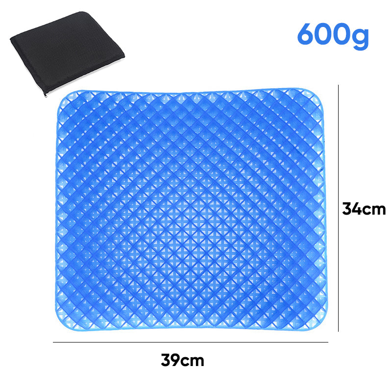 Honeycomb Gel Seat Cushion with Cooling Cover