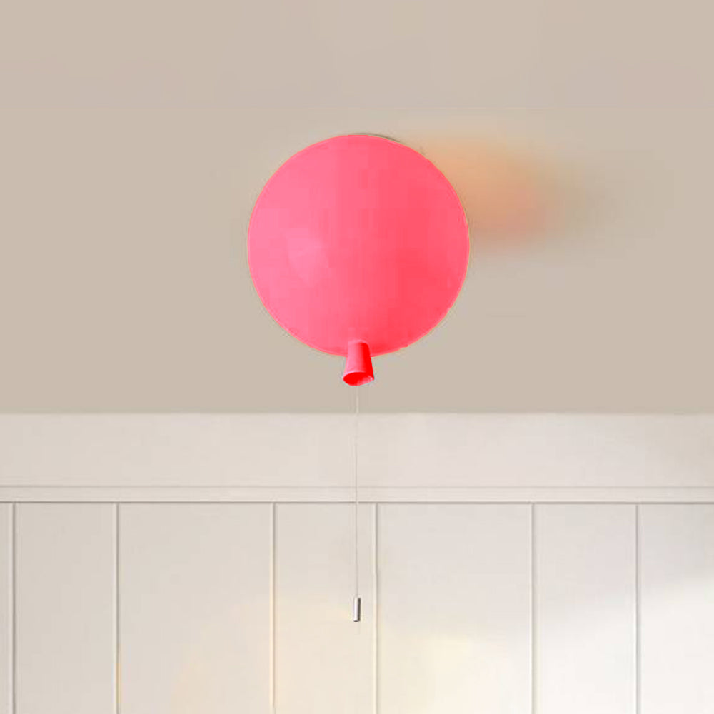 Modern Round LED Ceiling Light - White Acrylic Fixture for Cozy Spaces