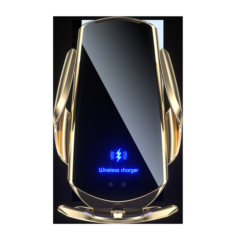 Wireless Car Charger Mount with Automatic Clamp and One-Handed Operation