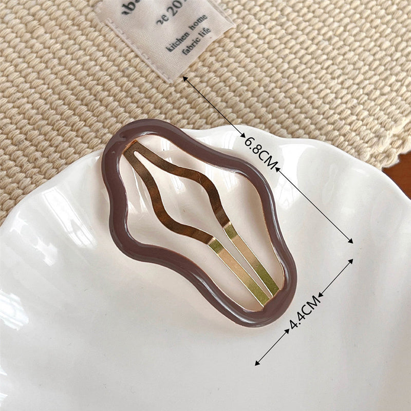 Cloud-Shaped Non-Slip Hair Clip in Assorted Colors
