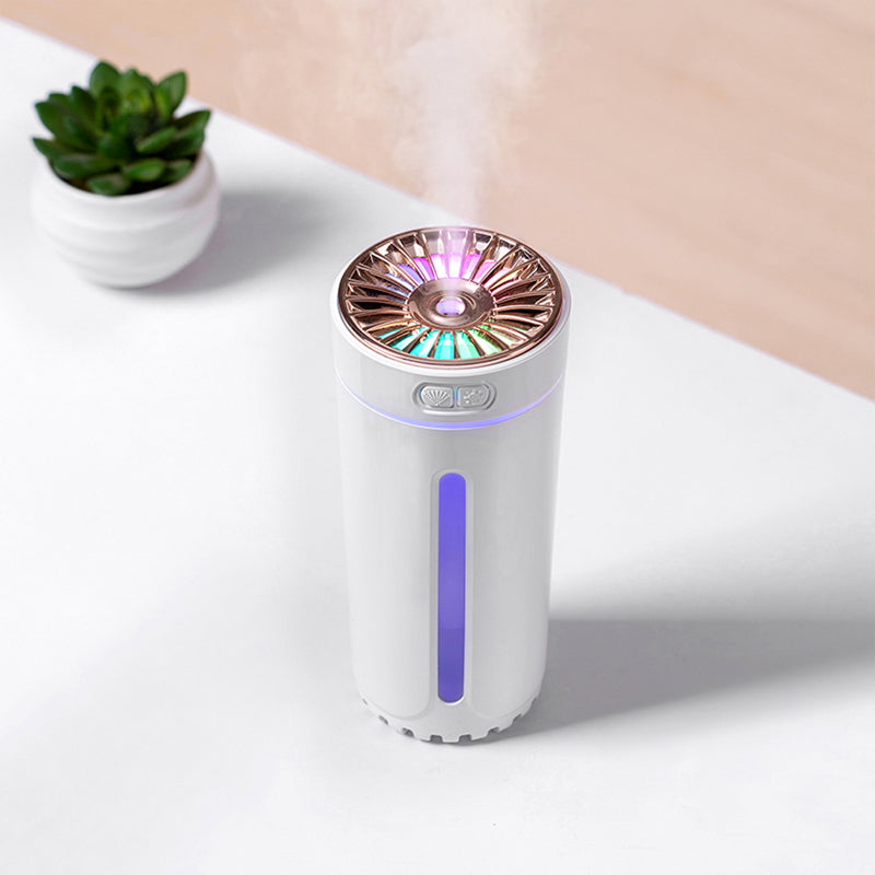 Portable Ultrasonic Car Humidifier with Colorful Lights