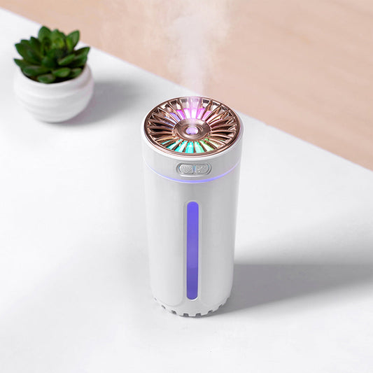 Portable Ultrasonic Car Humidifier with Colorful Lights