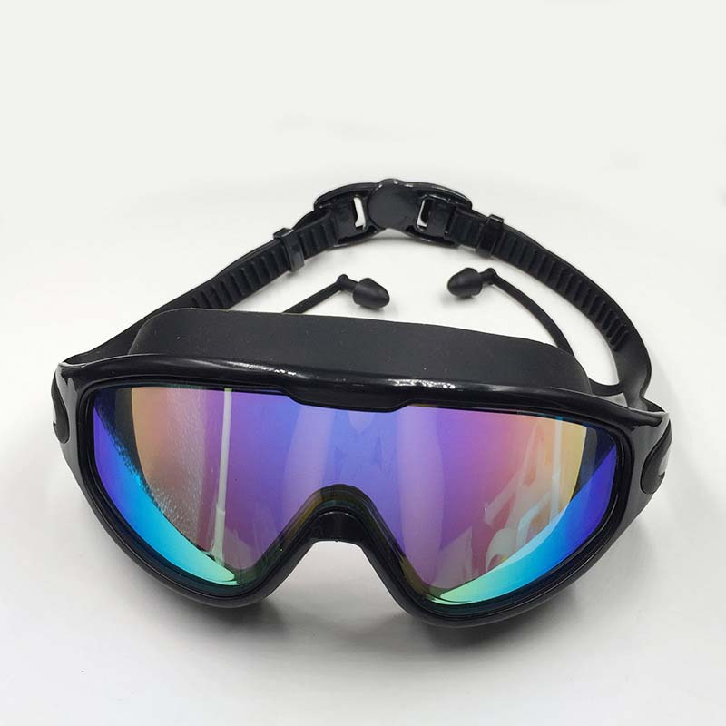 Anti-Fog Silicone Swim Goggles with Wide Vision